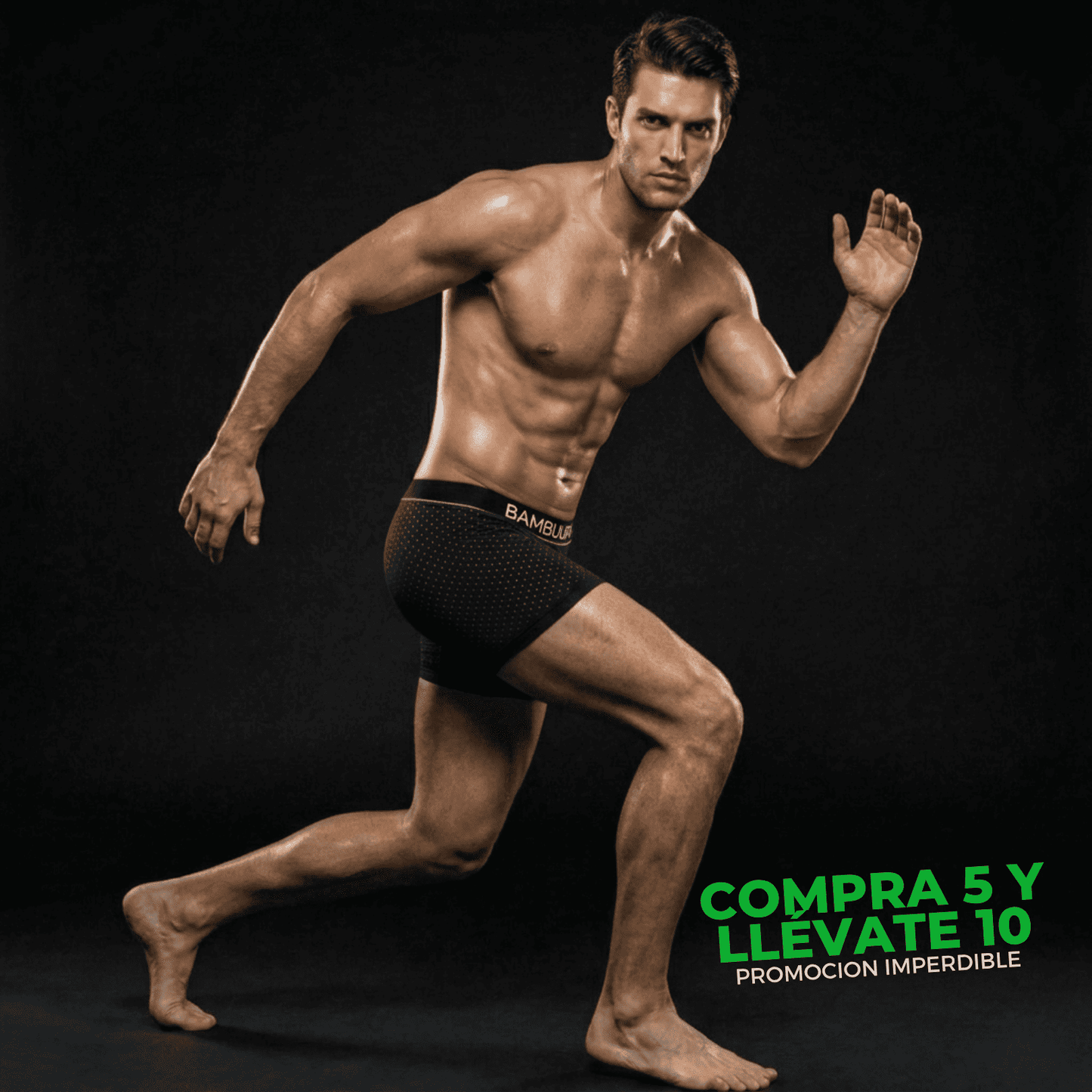 COMPRA 5 Y LLÉVATE 10 – Bóxers Bambuura™ Antisudor, Antibacterianos y Ultra Suaves